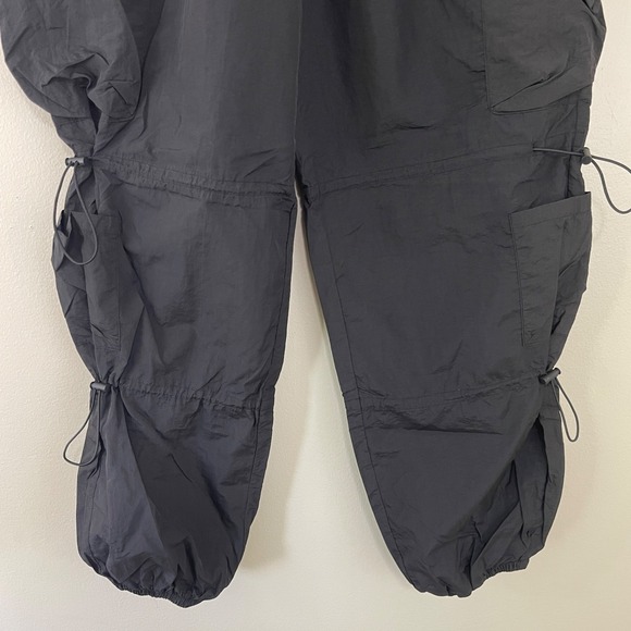 NWT HALARA Pants Womens Medium Black Baggy Drawstring‎ Cargo Joggers Pockets - Picture 3 of 12